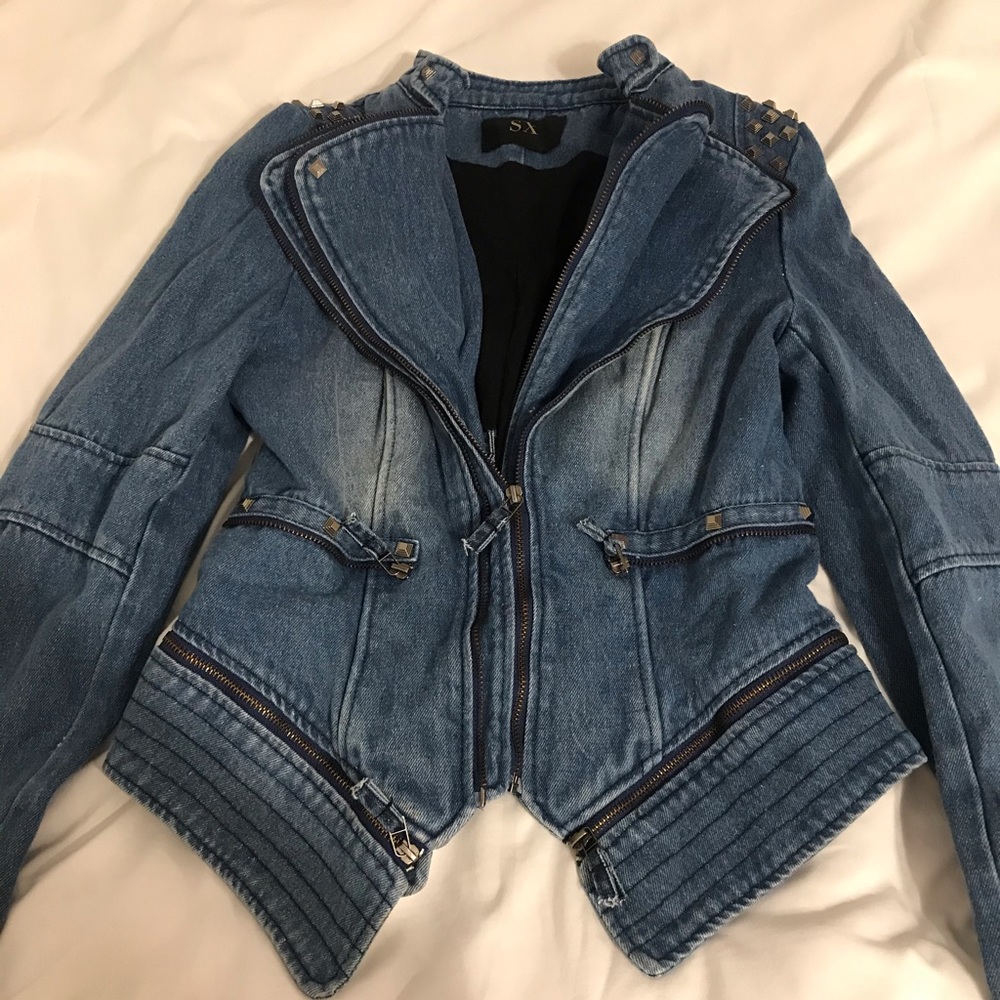 Studded Denim jacket